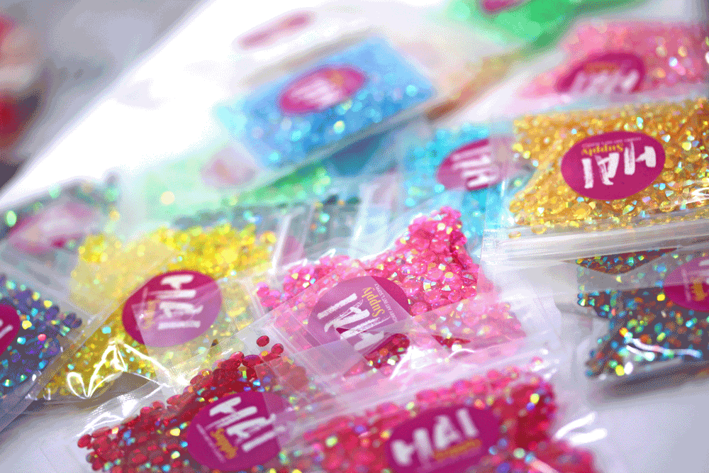 HAI Supply Rainbow Rhinestone Crystal Embellishments - Sunny Studio Stamps